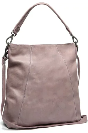 Chesterfield Leren Schoudertas Lavendel Lila Sintra