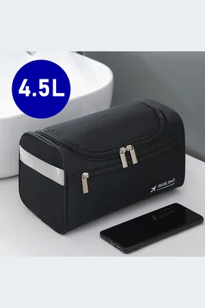 Merkloos Toilettas - - Heren - Dames - Met haak - Reizen - Travelbag - XL