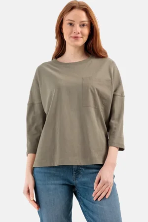 Camel Active T-shirt met 3/4-mouwen