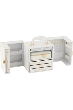 J-line Juwelenkoffer Met Handvat Kunstleder - 29.5x18.5x22cm
