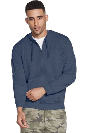 Skechers Go Walk Everywhere Full Zip Hoodie M3JA181-NVY, Mannen, , Sweatshirt, maat: L