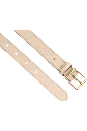 LEGEND Dames - Leren Riem - Beige - 90 cm