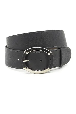 A-zone Dames taille riem - dames riem - 5 cm breed - - Echt Nerf Leer - Taille: 85cm - Totale lengte riem: 100cm