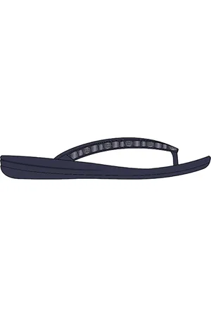 FitFlop Iqushion Multi-Crystal Ergonomic Flip-Flops Vrouwen - Midnight Navy
