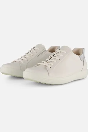 Ecco Soft Sneakers Leer - Dames