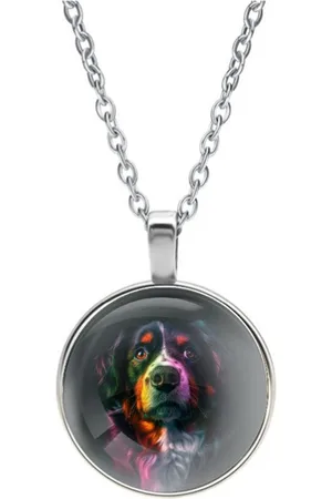 MC Ketting Glas | Close up | Regenboog | Berner Sennen