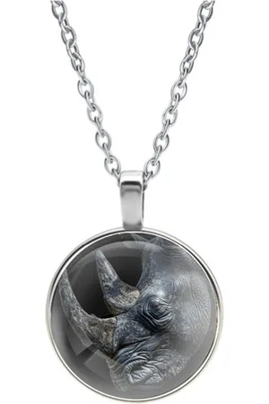 MC Ketting Glas | Close-up | Neushoorn