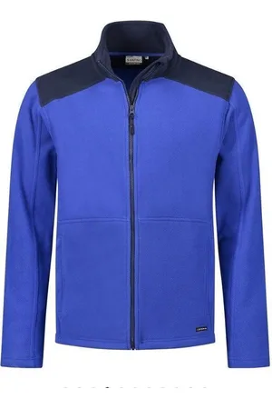 Merkloos Luxe gewatteerd damesjack, kleur Red/ Navy
