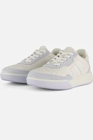 Ecco Street Court Sneakers Leer - Dames