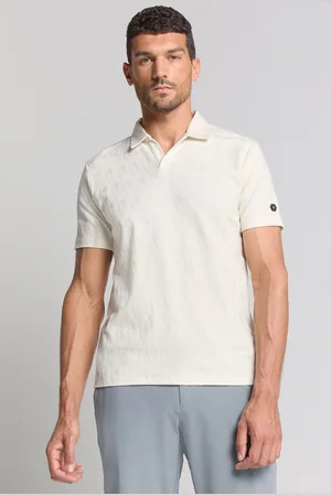 No Excess Jacquard poloshirt