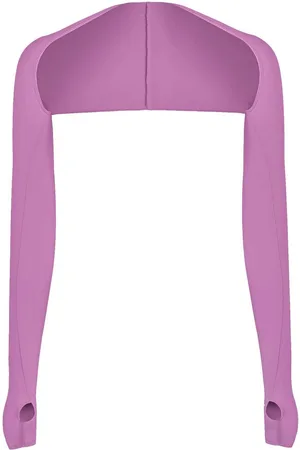 Merkloos 1 st. Dames verkoelende sjaal mouw mouw met vingergat, comfortabel en ademend, anti-UV, dames zonbeschermende koeler omslagdoek