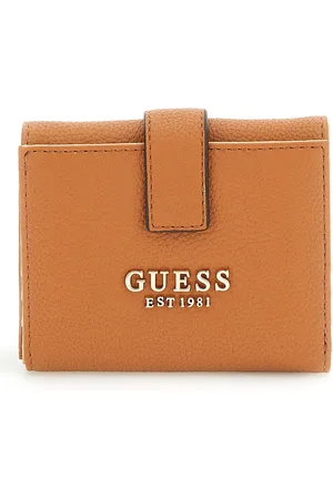 Guess Portemonnee Laurel II SLG Petite Trifold Wallet Lichtbruin