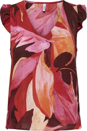 ONLY ONLALMA LIFE VIS S/S ELINA TOP AOP - Meisjes - Blouses