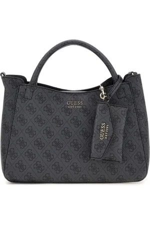 Guess Handtas Schoudertas Brenton Girlfriend Satchel Donkergrijs