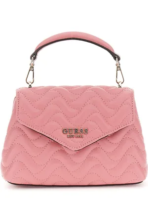 Guess Schoudertas Handtas Melisandra Mini Top Handle Flap Koraalrood