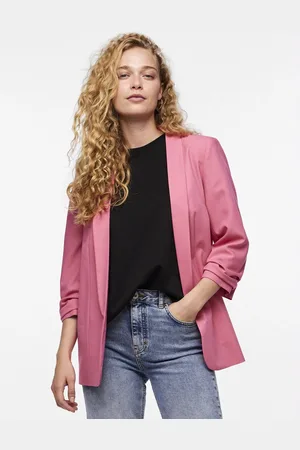 Pieces® Blazer Pcbosella 3/4 Blazer Noos Bc 17090996 Hot Pink Dames