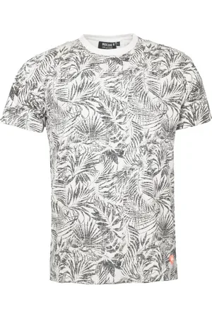 INDICODE INPalme T-shirt meerkleurig L Katoen Heren - Basics, Street wear
