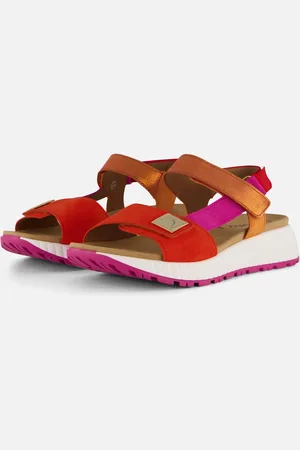 Gabor Sandalen rood Suede - Dames
