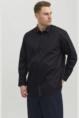 JACK & JONES Heren Overhemd JPRBLACARDIFF bequem Zwart XXL Volwassenen
