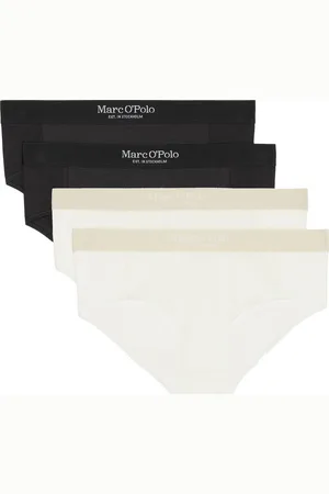 Marc O’ Polo Dames hipster slip 4 pack Iconic Rib