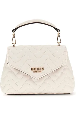 Guess Schoudertas Handtas Melisandra Mini Top Handle Flap Crème