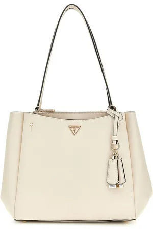Guess Handtas Schoudertas Talent Multi Comp Tote Crème