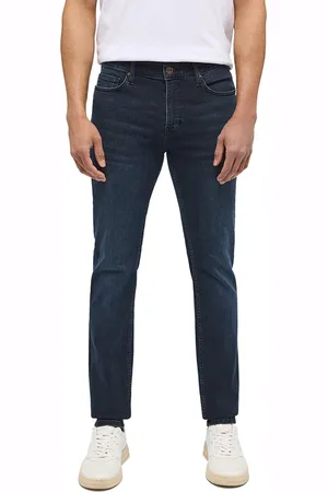 Mustang Heren Jeans Broeken FRISCO skinny Fit Blauw 29W / 30L Volwassenen