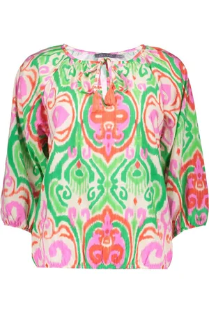 Geisha T-shirt T Shirt Met Grafisch Patroon 53481 20 Red/green/pink Dames