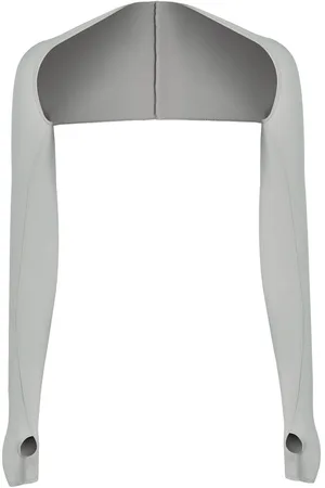 Merkloos 1 st. Dames verkoelende sjaal mouw mouw met vingergat, comfortabel en ademend, anti-UV, dames zonbeschermende koeler omslagdoek