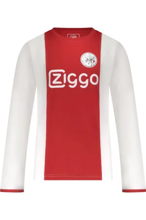 Ajax Pyjama Logo Wit Rood Wit 128 - Slaapkamer - Nachtkleding