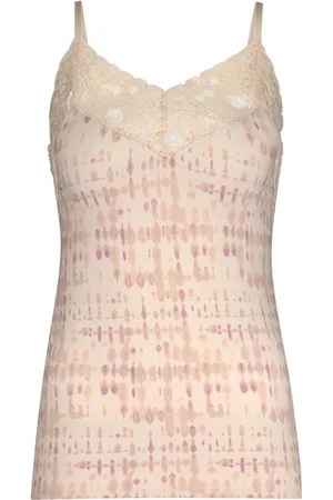 Ten Cate Secrets Spaghetti Top Lace Powder Blush Batik - maat L