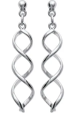 Amanto Oorbellen Dulce - 925 Gerhodineerd - Spiraal - 9x35mm