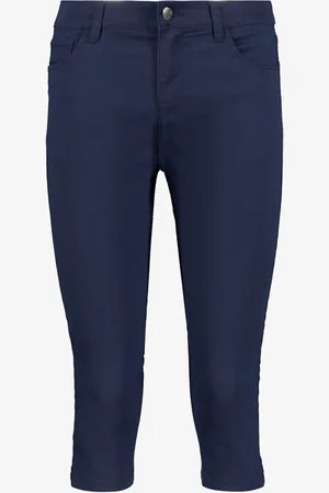 TwoDay Dames capri broek donkerblauw