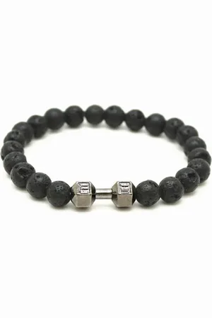 Memphis Kralen armband Lava Dumbbell