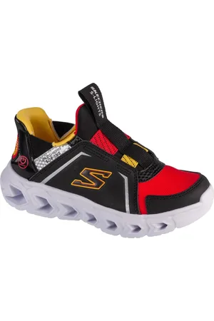 Skechers Slip-Ins: Hypno-Flash 2.0 - Vexlux 403830L-BKRD, voor een jongen, , Sneakers,Sportschoenen,Sportschoenen, maat: 31