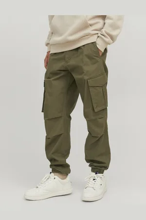 JACK & JONES Kane Noah Cuffed Cargo loose fit - heren cargo broek