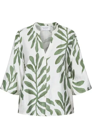 SisterS point Blouse Viaba Sh2 18578 Cream/khaki Dames