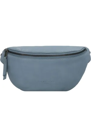 liebeskind Leren Schoudertas Gordeltas Seasonal Noos Sheep Natural Tavia Belt Bag Lichtgrijs