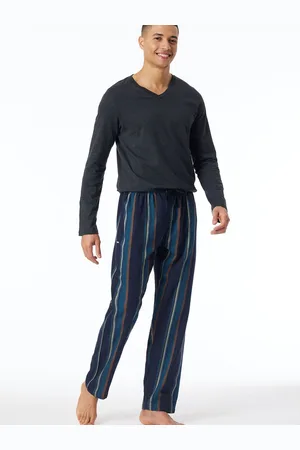 Schiesser Pyjamahose Mix & Relax Flanell