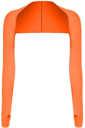 Merkloos 1 st. Dames verkoelende sjaal mouw mouw met vingergat, comfortabel en ademend, anti-UV, dames zonbeschermende koeler omslagdoek