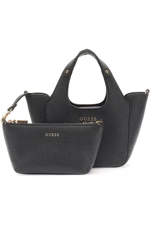 Guess Handtas Schoudertas Calista 2 in 1 Mini Tote Zwart