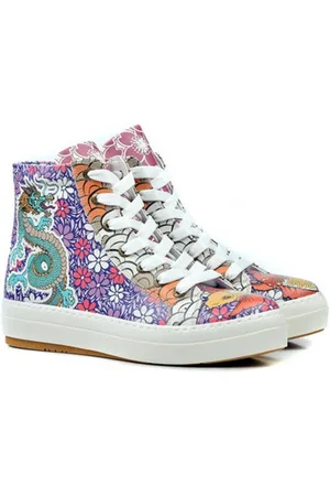 Goby – Dames Hoge Sneaker – Vegan – Handgemaakt –
