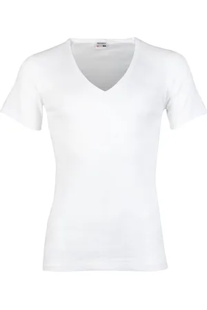Beeren T-shirt diepe V-hals - 1-pack - - 100% katoen - M