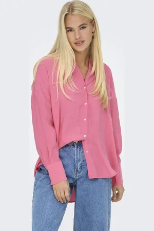 ONLY ONLZAZIMA L/S LOOSE SHIRT WVN NOOS - Dames - Blouses