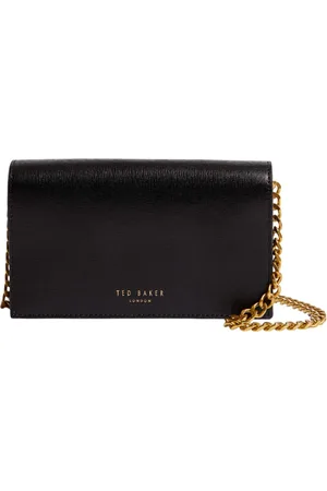 Ted Baker Leren Schoudertas TABINA Travel Novelty Purse On Chain Zwart