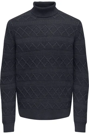 Only & Sons ONLY&SONS - ONSWADE REG 5 STRUC ROLL NECK KNIT - Heren - Gebreide truien