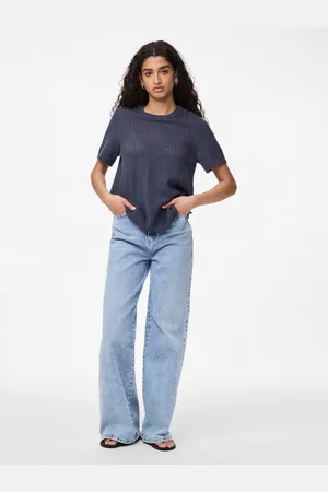 Pieces® PCSCOUT SS O-NECK KNIT MSA BC - Dames - Gebreide truien