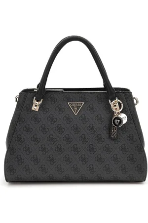 Guess Handtas Schoudertas Noelle II Luxury Satchel Donkergrijs