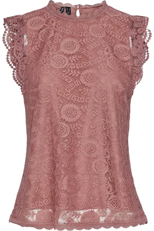 Pieces® PCOLLINE SL LACE TOP NOOS - Dames - Tops
