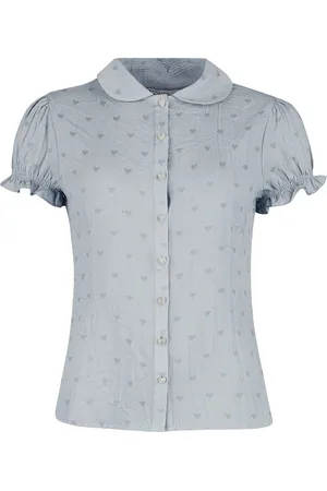 Banned Retro Retro Heart On Her Sleeve Blouse Blouse 4XL Dames